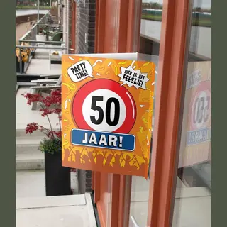 Paper dreams Paperdreams Window Signs - 50 Jaar
