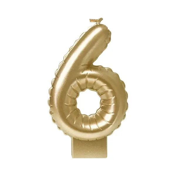Paper dreams Foil Balloon Candle Gold - 6 thumbnail