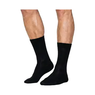 Boru Bamboo - Nette Sokken - Zwart - 46-47 - Bamboe Sokken - Naadloos - Ademend - Anti-Zweet - 2301