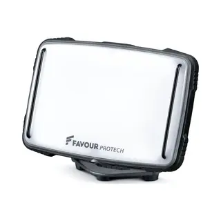 Favour Werklamp Led Oplaadbaar Magnetisch - Bouwlamp Accu - 1600 Lumen - Usb Oplaadbaar Met Robuuste Behuizing - Krachtige Bouwspot In Praktisch Formaat Voor