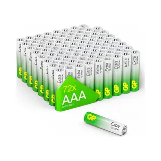 Gp Extra Alkaline Aaa Batterijen - 72 Stuks Batterijen Aaa (Micro/ LR03) - Batterij Aaa Met Nieuwe G-Tech Technologie