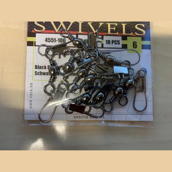 Spro Swivels Barrel Interlock Snap Größe 6 Wirbel Swivel Swivels Angelwirbel thumbnail
