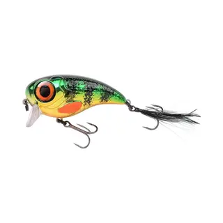 Spro Fat Iris Wobbler 8cm/39gr./0, 8m Farbe, Chrome Perch