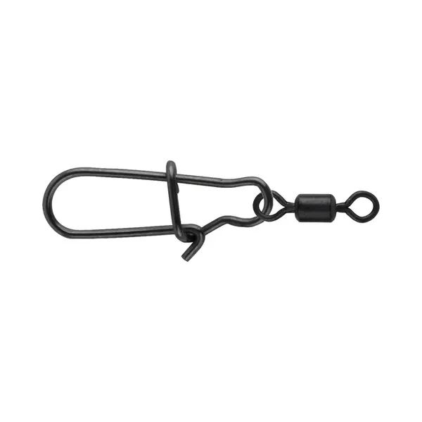 Spro Matt Black Easy Snap + Rolling Swivel - Snaps, Größe/Tragkraft/Packungsinhalt, Gr. 2+6 / 11kg / 12 Stück thumbnail