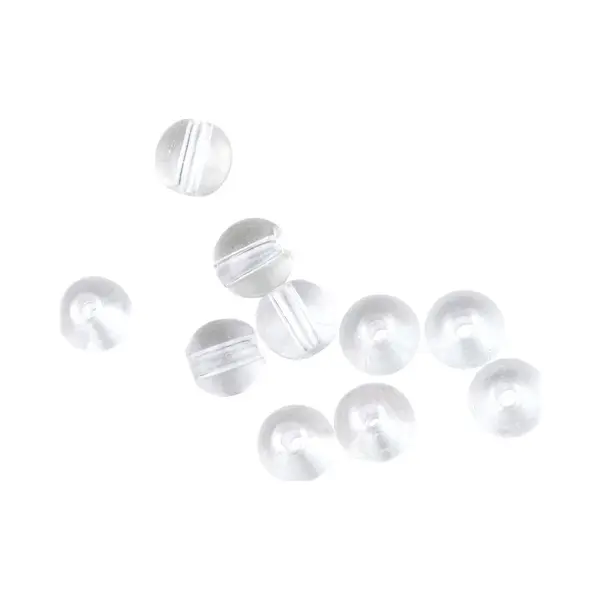 Spro Round Smooth Glass Beads 8 Mm - Clear Diamond - Voor Texas & Carolina Rig thumbnail