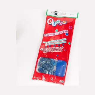 7253.02 Bingofiches Ø17mm Met Magneetstok - 100 Ronde Fiches - Kleur, Blauw