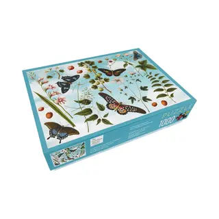Bekking & Blitz - Puzzel - 1.000 Stukjes - Kunst - Vlinders En Bloemen - Collage - Botanisch - Joseph Jacob Von Plenck - The Fitzwilliam Museum