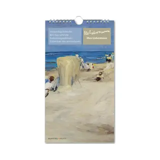 Bekking & Blitz – Verjaardagskalender – Kunstkalender – Museumkalender – Strandgezichten – Strandtaferelen - Max Liebermann