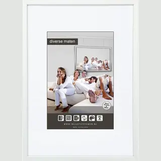Fotolijst Wissellijst Aluminium - Mat Wit - 60x90cm