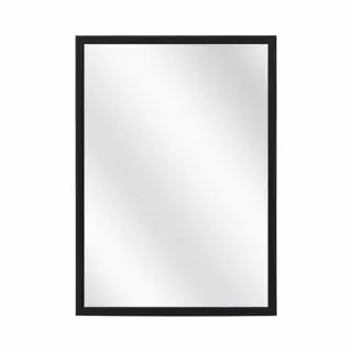 Spiegel Met Luxe Aluminium Lijst - Mat Zwart - 40 X 50 Cm