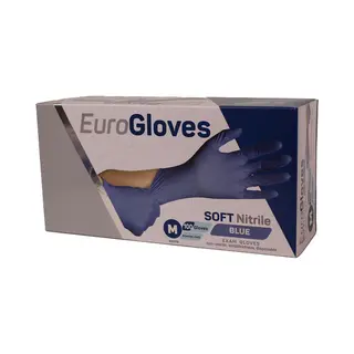 Soft Nitril Handschoenen Blauw 100 St Maat S Eurogloves