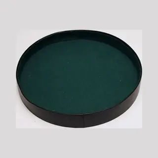 Hot Games Dobbelpiste - Zwart Vinyl Dobbelsteen Accessoire 26 Cm