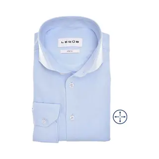 Ledȗb Overhemd Blauw, Effen
