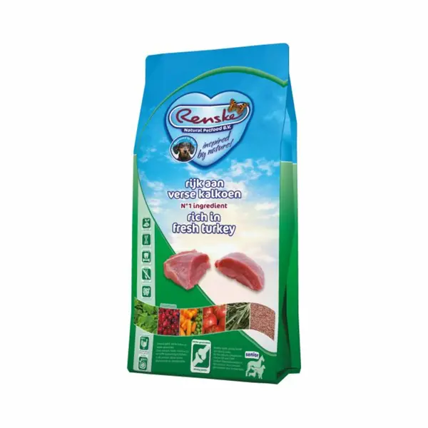 Renske Super Premium Senior Getreidefrei Hundefutter - Pute - 2 Kg thumbnail