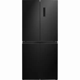 Exquisit CDJ444-040DB - Amerikaanse Koelkast - No-Frost - 362 Liter - Zwart