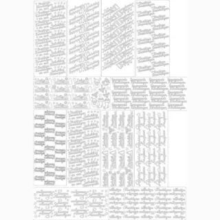 Top-Hobby Peel-Off Stickervellen Set - Kerst En Nieuwjaar Afbeeldingen - Goudkleurig