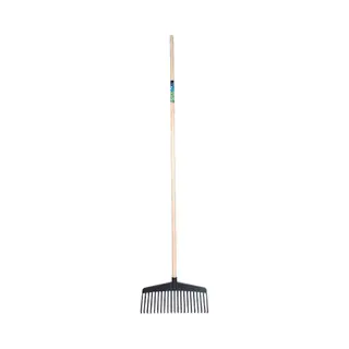 Mm Eurotool Bladhark - Pa 38cm Zwart Met Steel 150cm