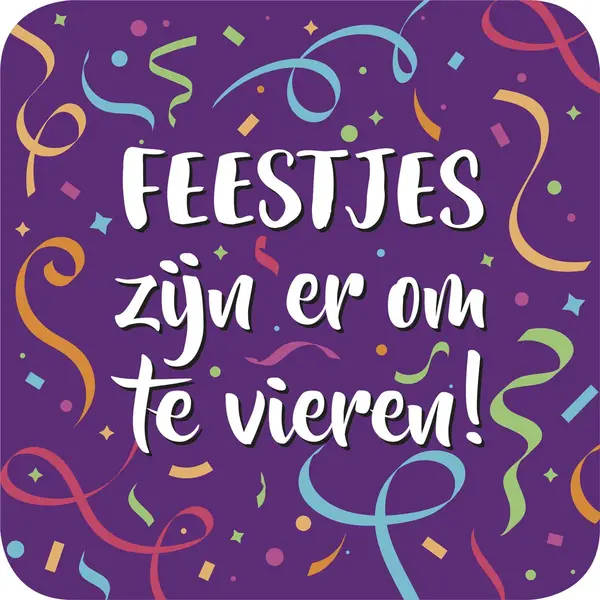 Touché Cards Bv 30x Luxe Bierviltje/Onderzetter Feest, Paars - Feest - Themafeest - Versiering - Verjaardag thumbnail