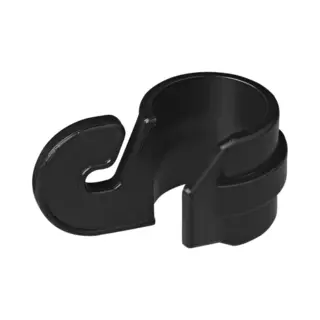 ProPlus Tentclip Met Haak - Kunststof - Voor Buis Ø 19-22 Mm - Zwart - 4 Stuks