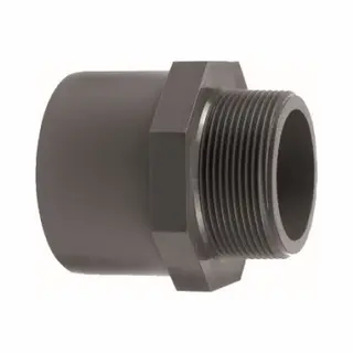 Vdl (Van de Lande) Druk Pvc Puntstuk - 40/50mm X 1-1/2 - 16 Bar