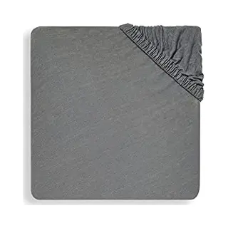 Jollein Jersey Fitted Sheet 60 X 120 Cm Storm Grey