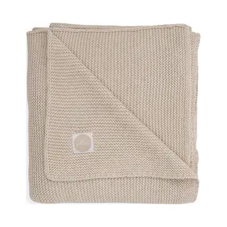Deken Babybedje Jollein 100x150 Basic Knit Nougat