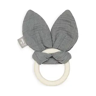 Jollein Bijtring Siliconen Bunny Ears - Storm Grey