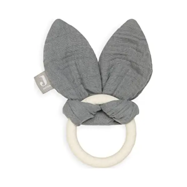 Jollein Bijtring Siliconen Bunny Ears - Storm Grey thumbnail