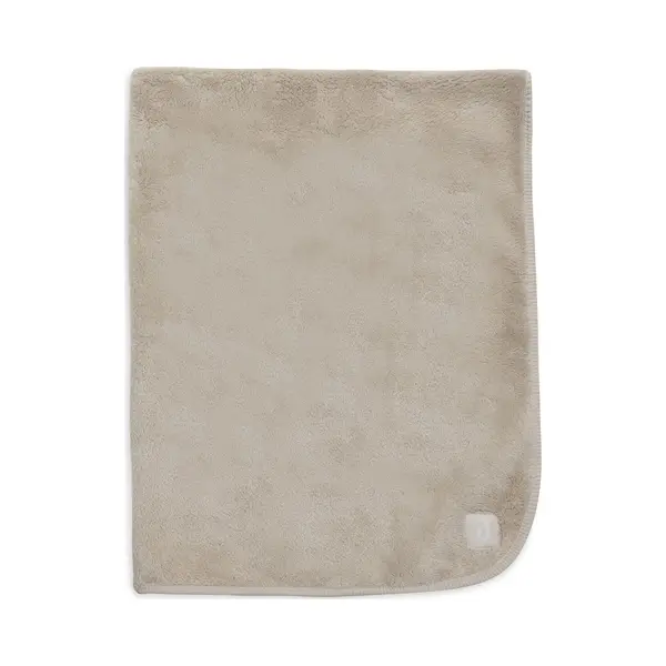 Jollein Baby Blanket Basic - Jersey/Sherpa - Warm Sand - 100x150cm - 100% Cotton - For Toddler Bed - 1.0 Tog - Oeko-Tex Certified thumbnail
