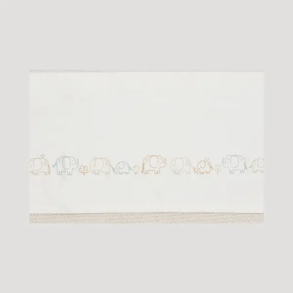 Laken Wieg Jollein 75x100 Elephant Tales thumbnail