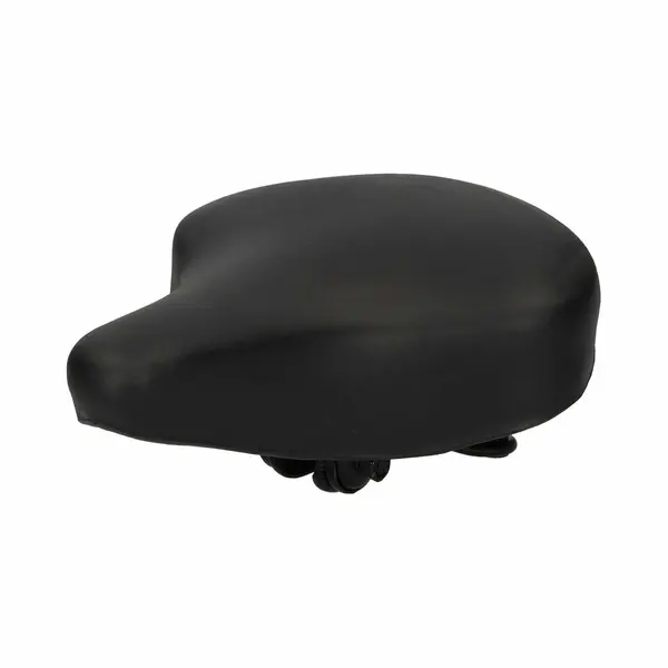 Benson Universeel Zwart Fietszadel Met Vering - Unisex - 24x21x3 Cm | Zadel Fiets Met Veer Voor Dames En Heren thumbnail