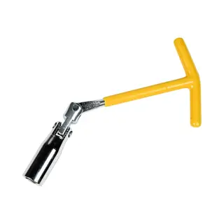 Benson Bougiesleutel - T-model - Verchroomd - Pvc-greep - 16 Mm