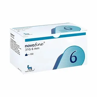 Novofine Pennaalden 0, 25 X 6mm 31G 100 Stuks