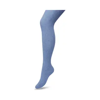 Bonnie Doon Biologisch Katoenen Maillot Dames Blauw Maat 38/40 M - Uitstekende Pasvorm - Gladde Naden - Oeko-Tex Gecertificeerd - Bio Cotton Tights -