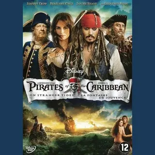 Disney Movies Pirates Of The Caribbean 4 - On Stranger Tides (Dvd)