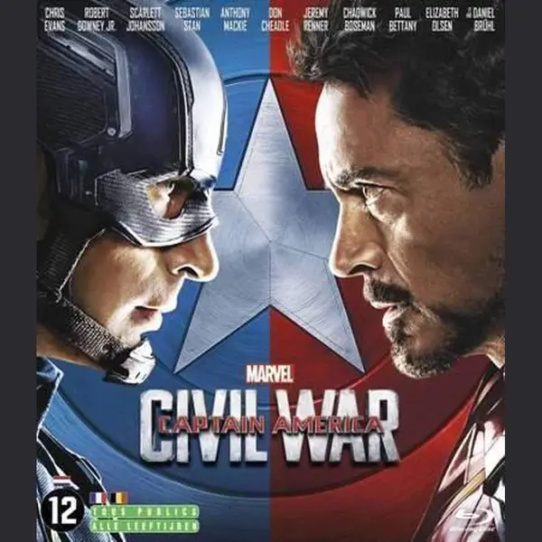 unbekannt Speelfilm - Captain America, Civil War (1 Blu-ray) thumbnail