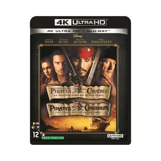 Walt Disney Pirates Des Caraïbes 1 , La Malédiction Du Black Pearl 4k Ultra Hd [Blu-ray] [Fr Import]