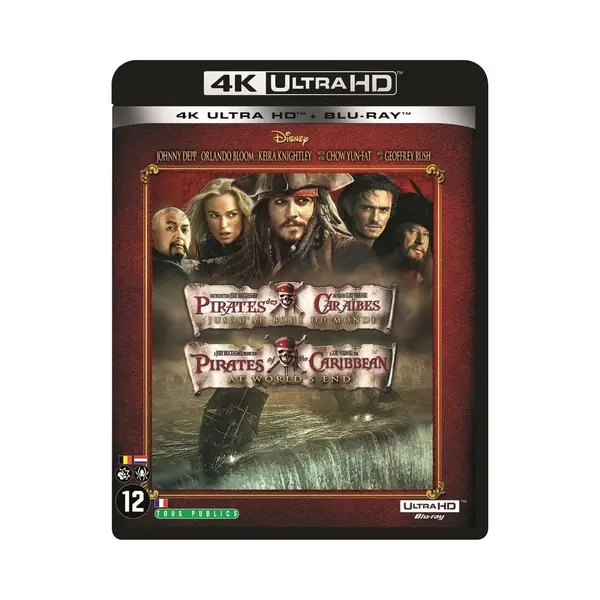 Disney Movies Pirates Of The Caribbean - At World's End (4K Ultra Hd Blu-ray) thumbnail