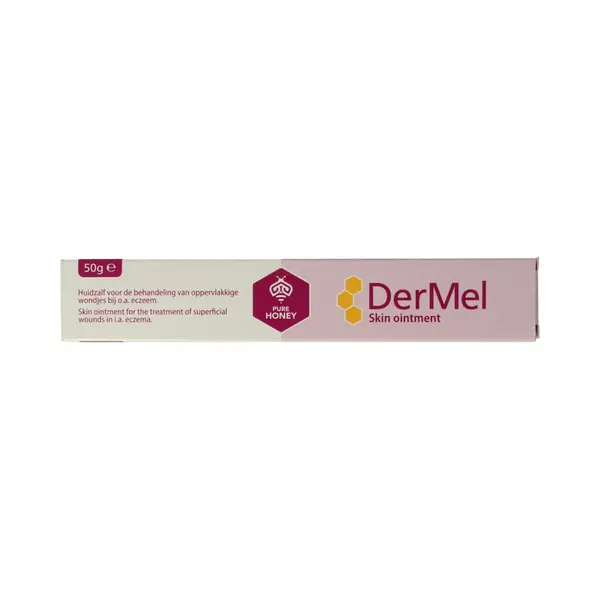 DerMel Honigsalbe – Wundsalbe Unter Anderem Bei Ekzemen, Wunden, Wundflecken, Windeldermatitis, Rissen, Trockener Haut, Gereizter Haut (50g) thumbnail
