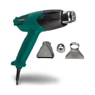 Vonroc - Heißluftpistole 2000w - 3 Temperaturstufen Incl. Zubehör Und Aufbewahrungstasche