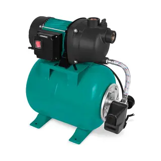 Vonroc Hydrophorpumpe / Hydrophorpumpenset Mit Druckschalter – 800 W – 3300 L/h – 19-l-tank – Pumpengehäuse Aus Kunststoff