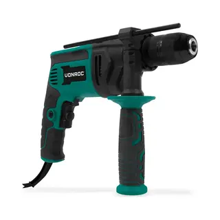 Vonroc Schlagbohrmaschine 850W | Inkl. Tiefenanschlag Und Seitengriff