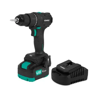 Vonroc Pro Akku-Bohrschrauber 20V – Bürstenloser Motor – 40Nm | Inkl. 4, 0Ah Akku Und Ladegerät