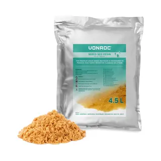 Vonroc Premium Mischbettharz – Nachfüllbeutel 4, 5 L | Für Di-Reinwasserfilter DI501XX
