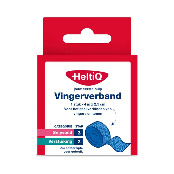 HeltiQ Vingerverband 4 M X 2, 5 Cm thumbnail