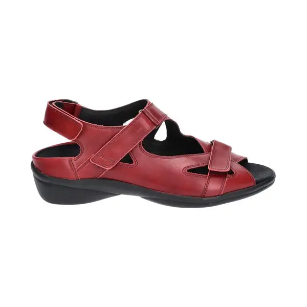 Durea 7258 G - Platte SandalenDames Sandalen - Kleur, Rood - Maat, 38 thumbnail