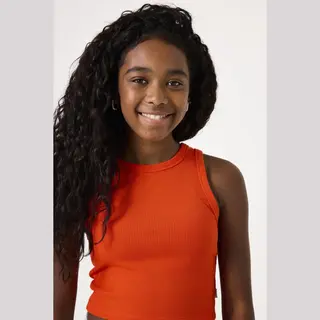 Garcia Meisjes Top Oranje Sleeveless