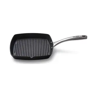 Skottsberg Cast Iron Grill Pan - 28 X 28 Cm - Pre-Fired & Pfas-Free, Naturally Non-Stick - For Induction, Gas, Ceramic, Oven & Grill