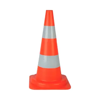 Technosafety Reflecterende Pion Hdpe - 53 Cm Hoog - Verkeerskegel - Pylon - Pilonnen