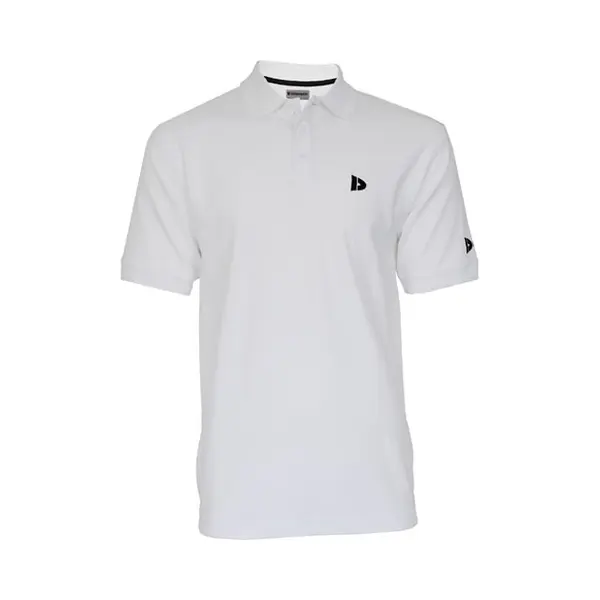 Donnay - Polo (Noah) - Sportpolo - Heren - White (001) - Maat S thumbnail